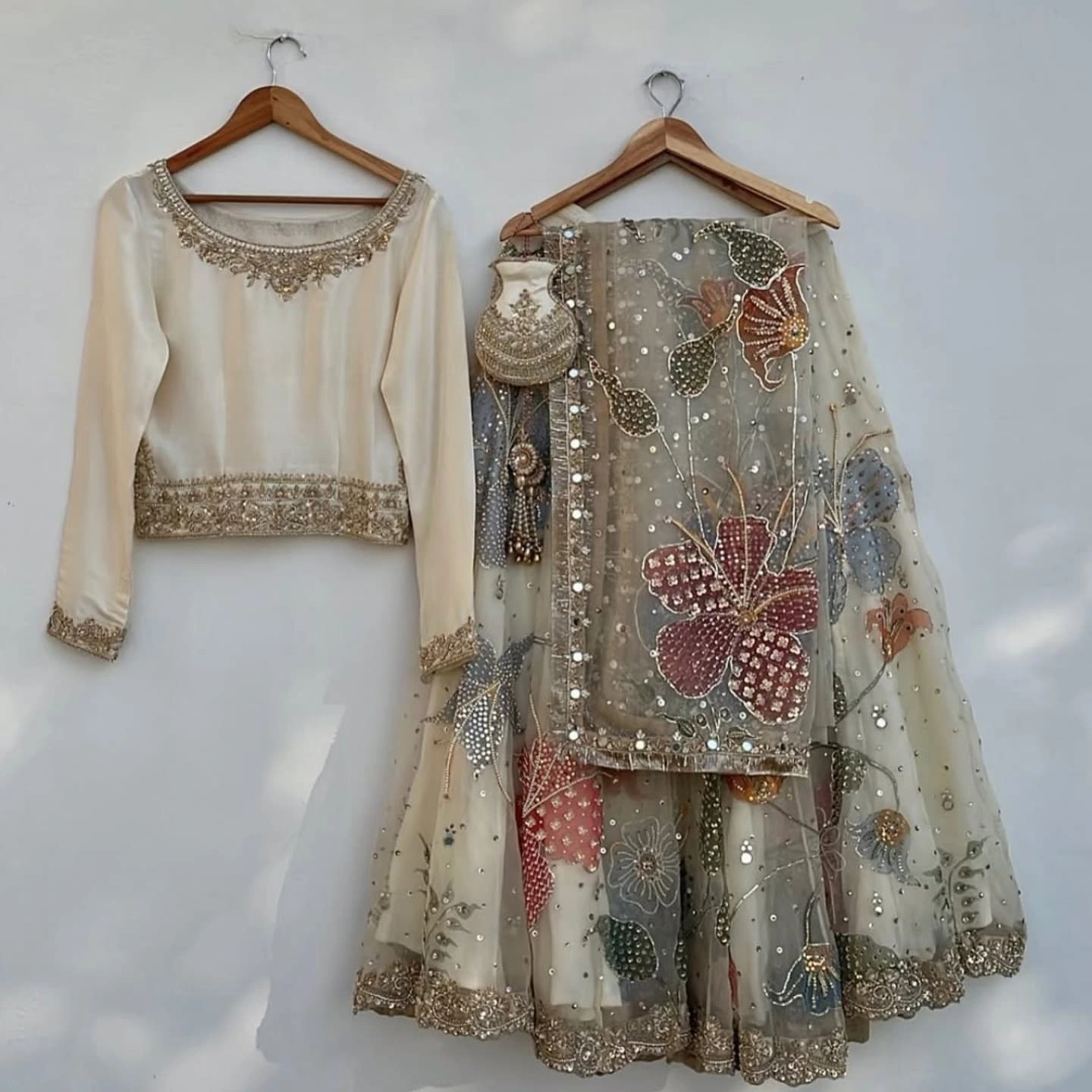 ZAREEN || IVORY LEHANGA CHOLI